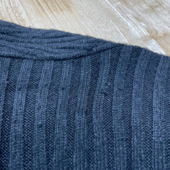 Toccin NY NWT Ribbed Open-front Bracelet-sleeve Whitney Topper Black Size XS/S - Picture 10 of 10